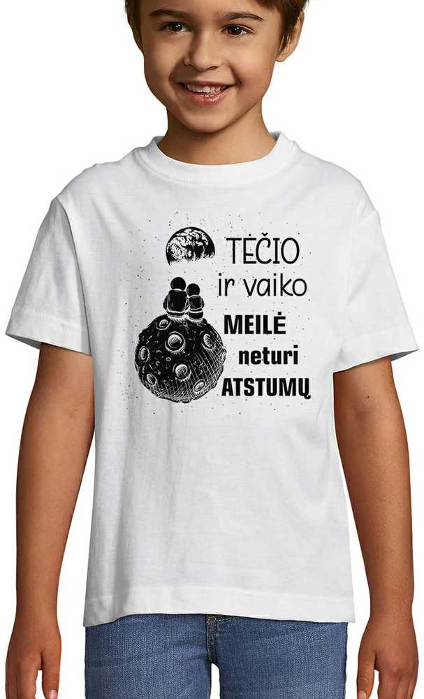 Vaikiški marškinėliai "Tėčio ir vaiko meilė"