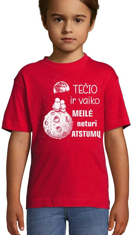 Vaikiški marškinėliai "Tėčio ir vaiko meilė"