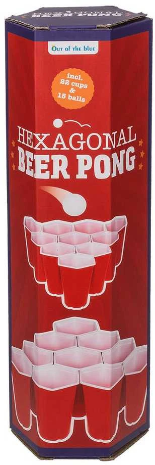 Vakarėlių žaidimas "Šešiakampis beer pong"