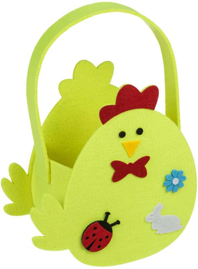 Velykinis veltinio krepšelis "Easter"