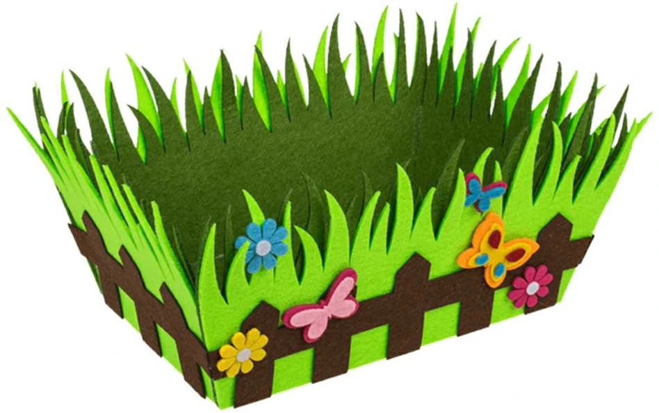 Velykinis veltinio krepšelis "Spring"