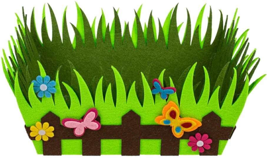 Velykinis veltinio krepšelis "Spring"