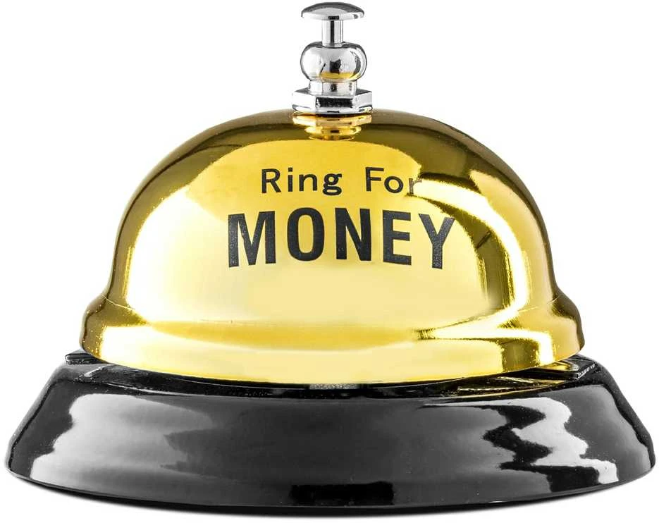 Viešbučio skambutis "Ring for MONEY"