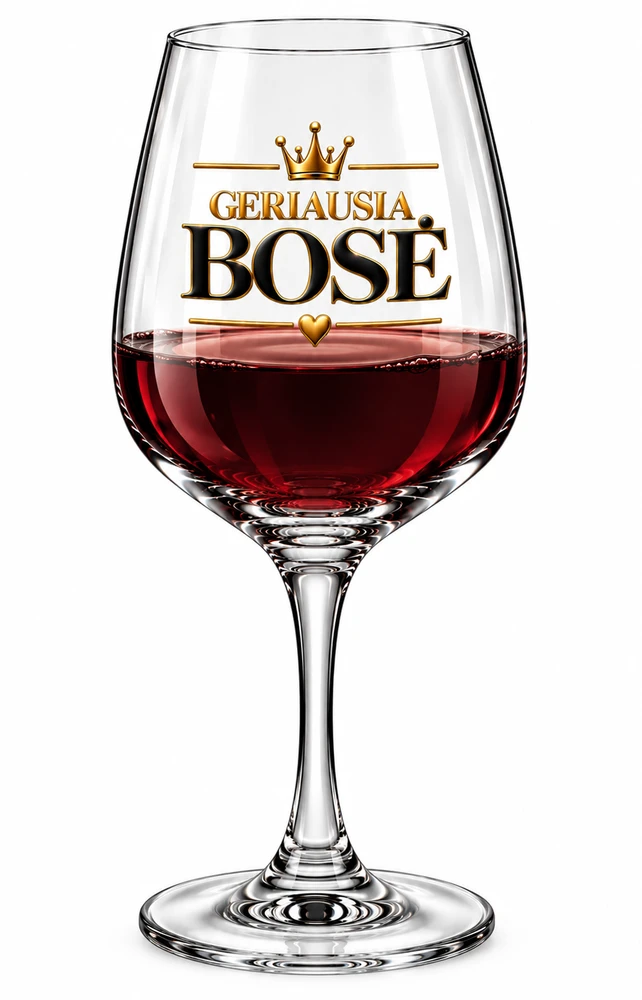 Vyno taurė "Geriausia bosė" (400ml)