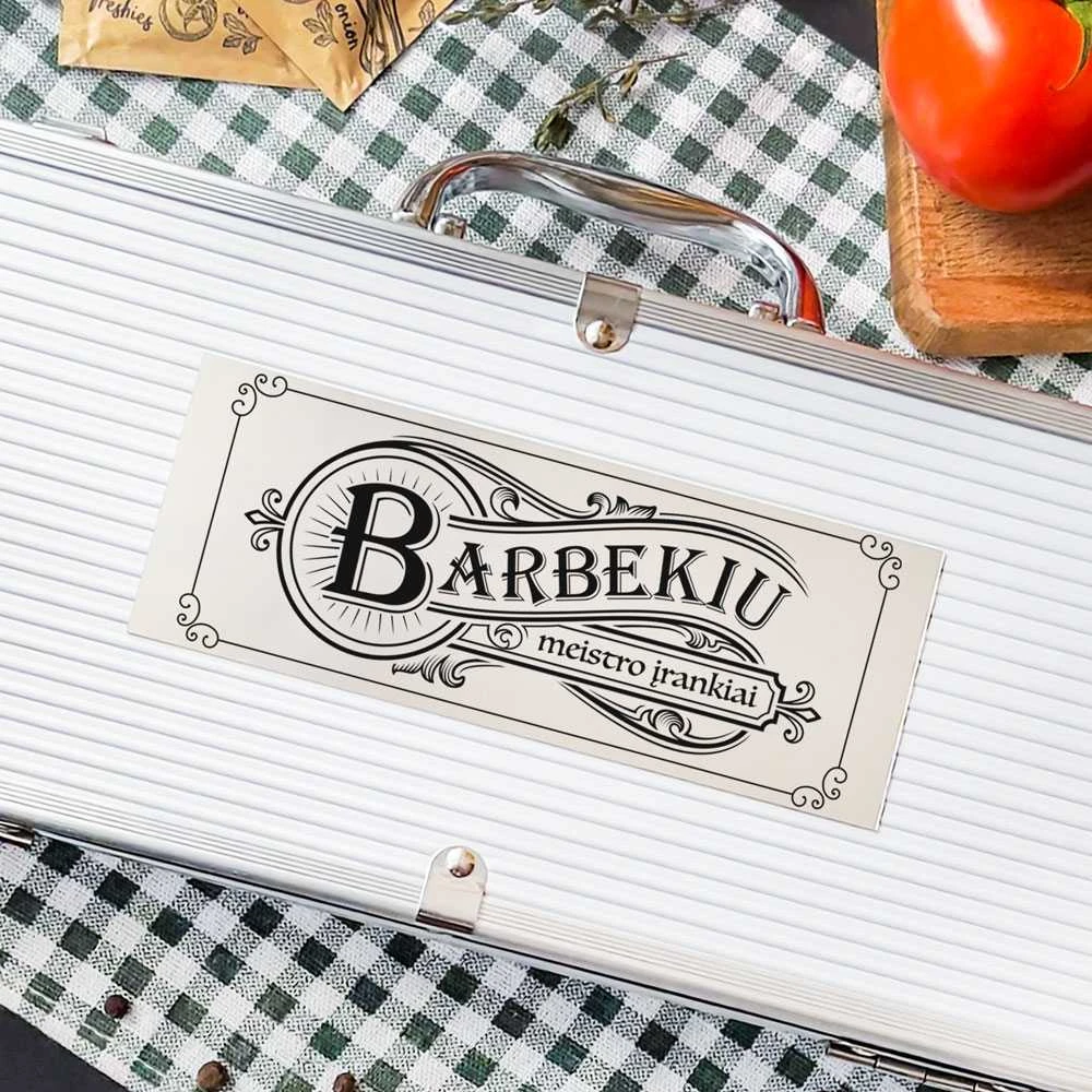 XL Barbekiu rinkinys "Barbekiu meistro įrankiai"