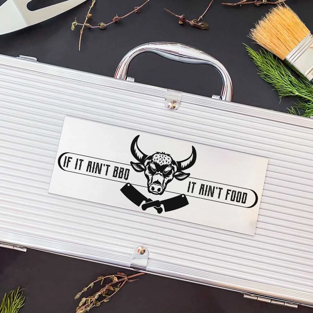 XL Barbekiu rinkinys "If it ain't BBQ - it ain't FOOD"