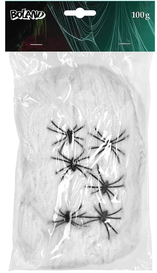 Boland Party Partners B.V. XL Helovino voratinklis (baltas) (100g.)