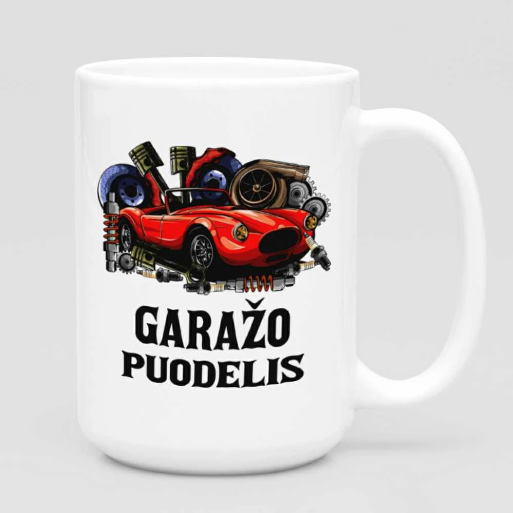 XL puodelis "Garažo puodelis" (450ml)