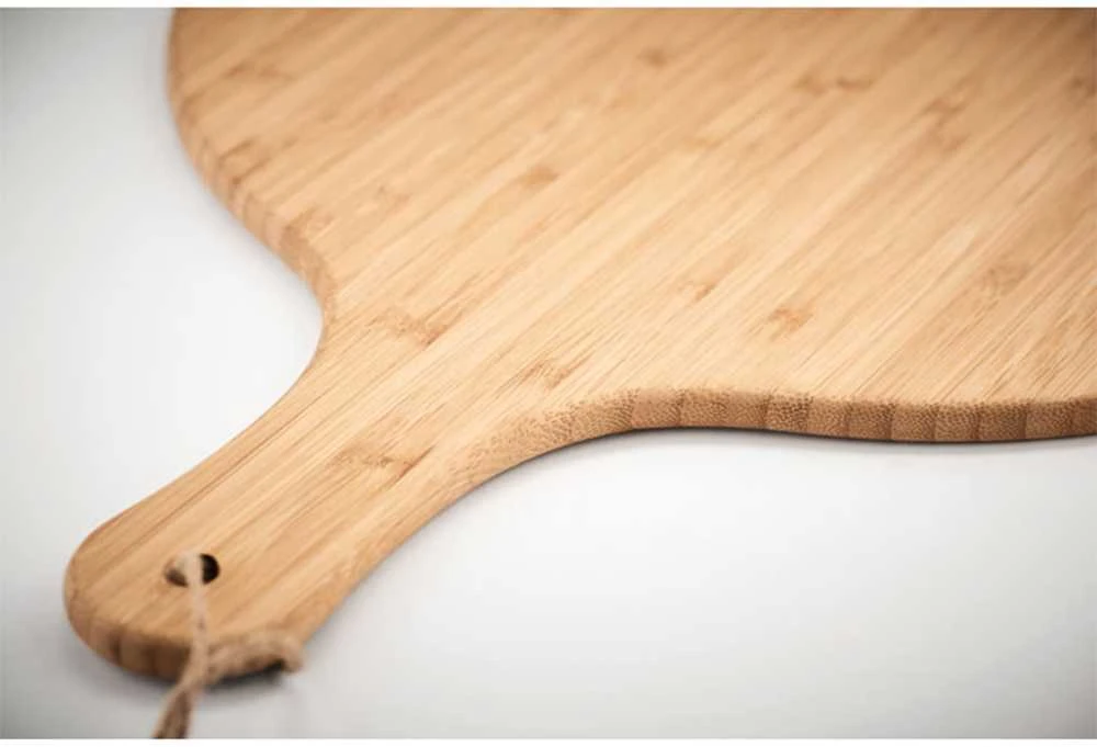 XXL bambukinė apvali pjaustymo lentelė "Kalėdinės kalorijos nesiskaito" (31cm)