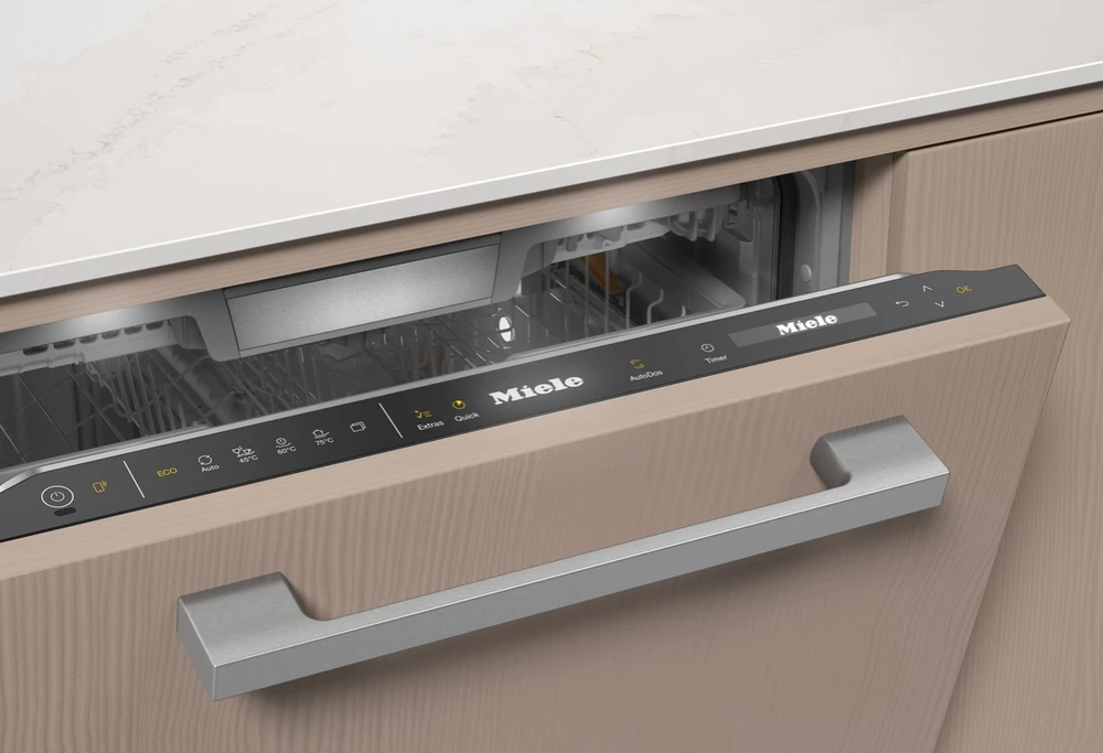 Įmontuojama indaplovė Miele G 7760 SCVi AutoDos, Obsidiano juoda