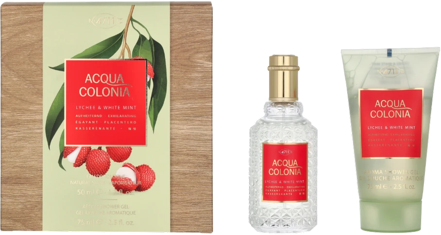 4711 Acqua Cologne Ličių ir baltųjų mėtų partija 2 vnt