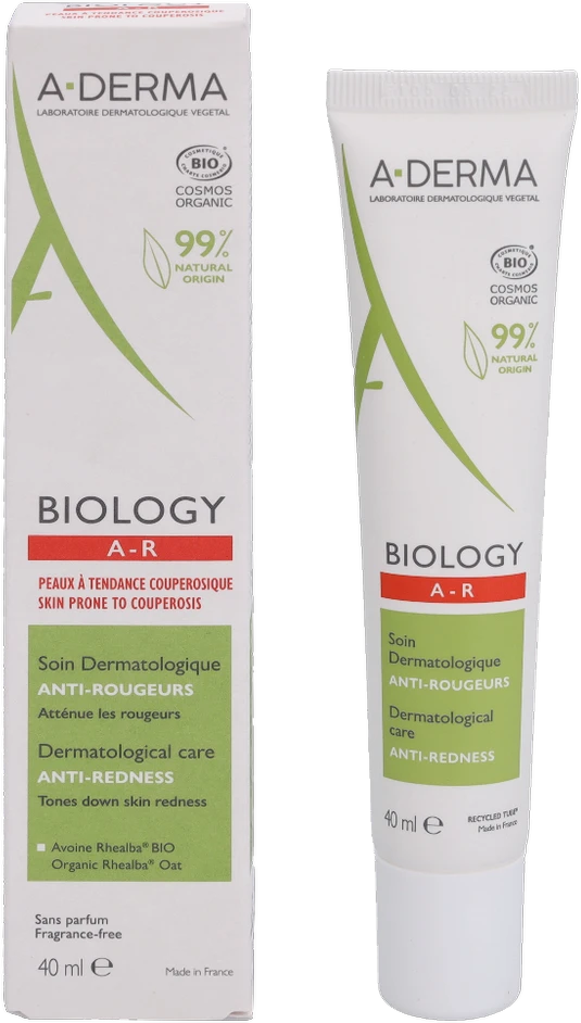 "A-Derma Biology" kremas nuo raudonio 40ml