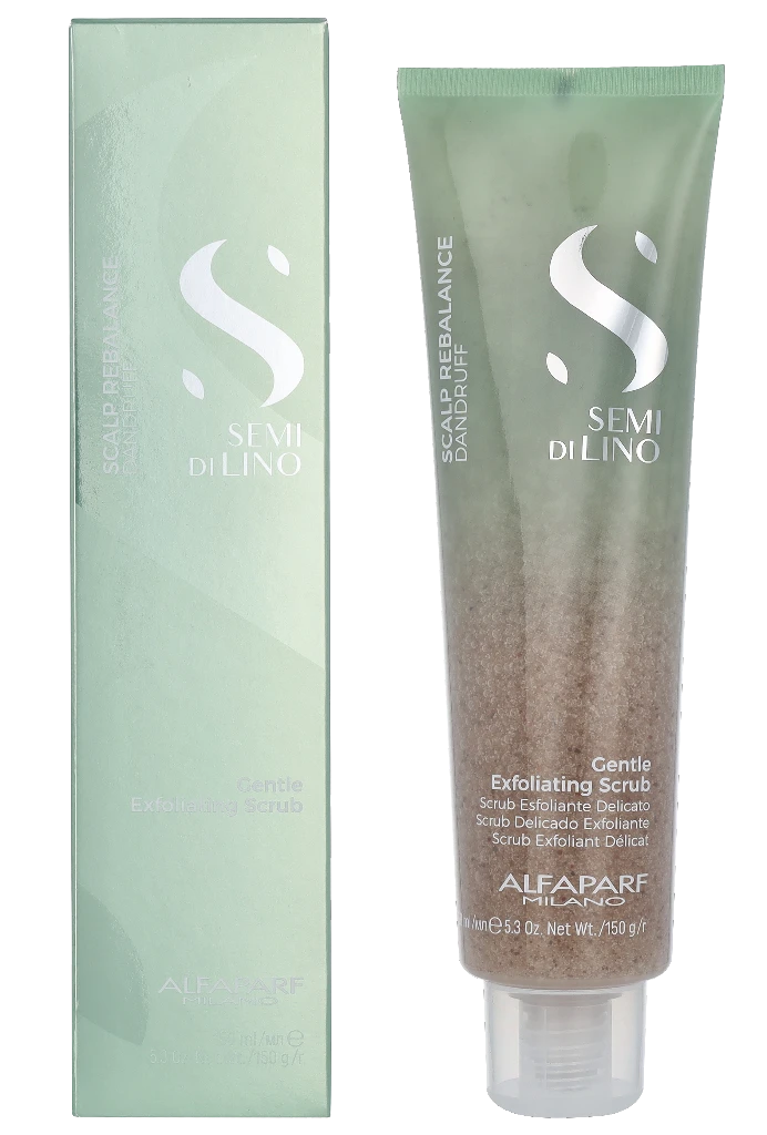 ALFAPARF MILANO Semi Di Lino Scalp Rebalance Gentle Exfoliating Scrub Nuo pleiskanų