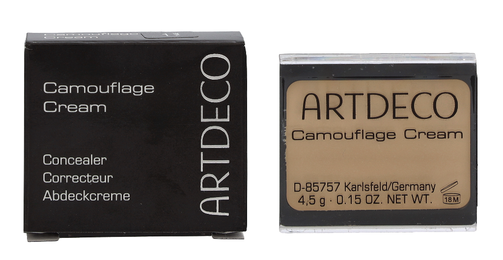 Artdeco Camouflage Kreminis 01 Neutralizing Žalias 4,5 g