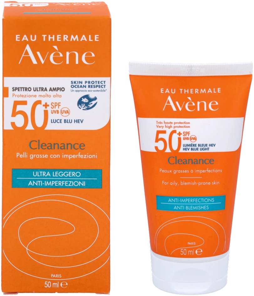 veido losjonas Avene Cleanance Spf 50, 50 ml