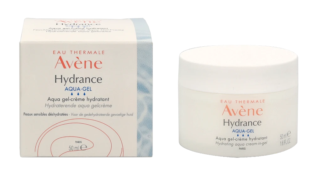 "Avène Hydrance Aqua-Gel" drėkinamasis kremas 50ml