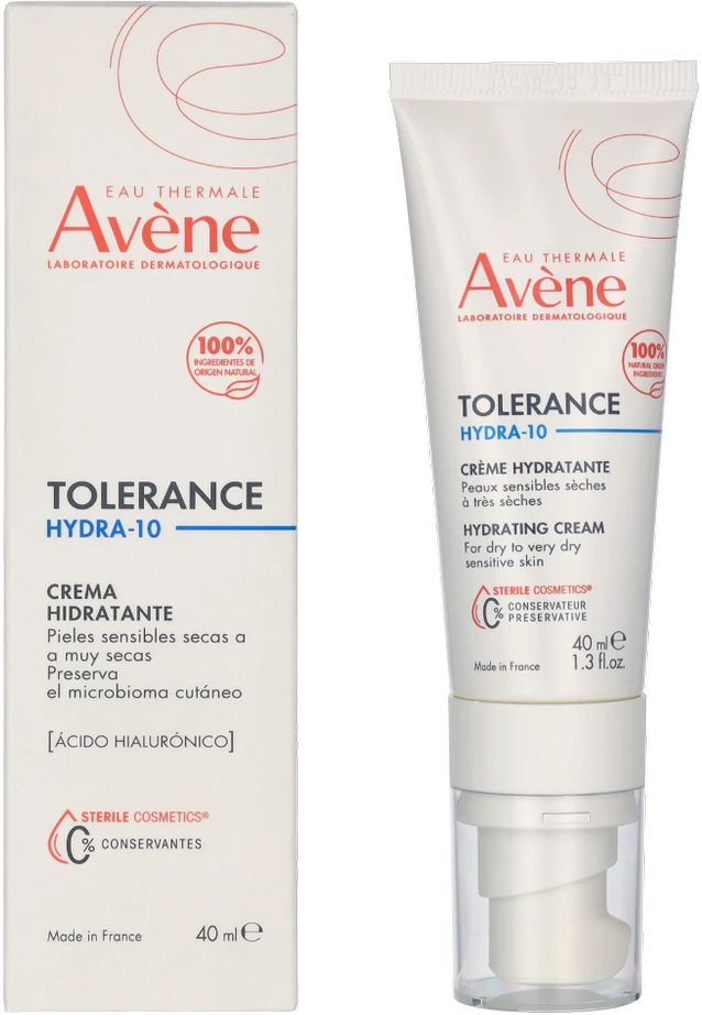 "Avene Tolerance Hydra-10" drėkinamasis veido kremas 40ml