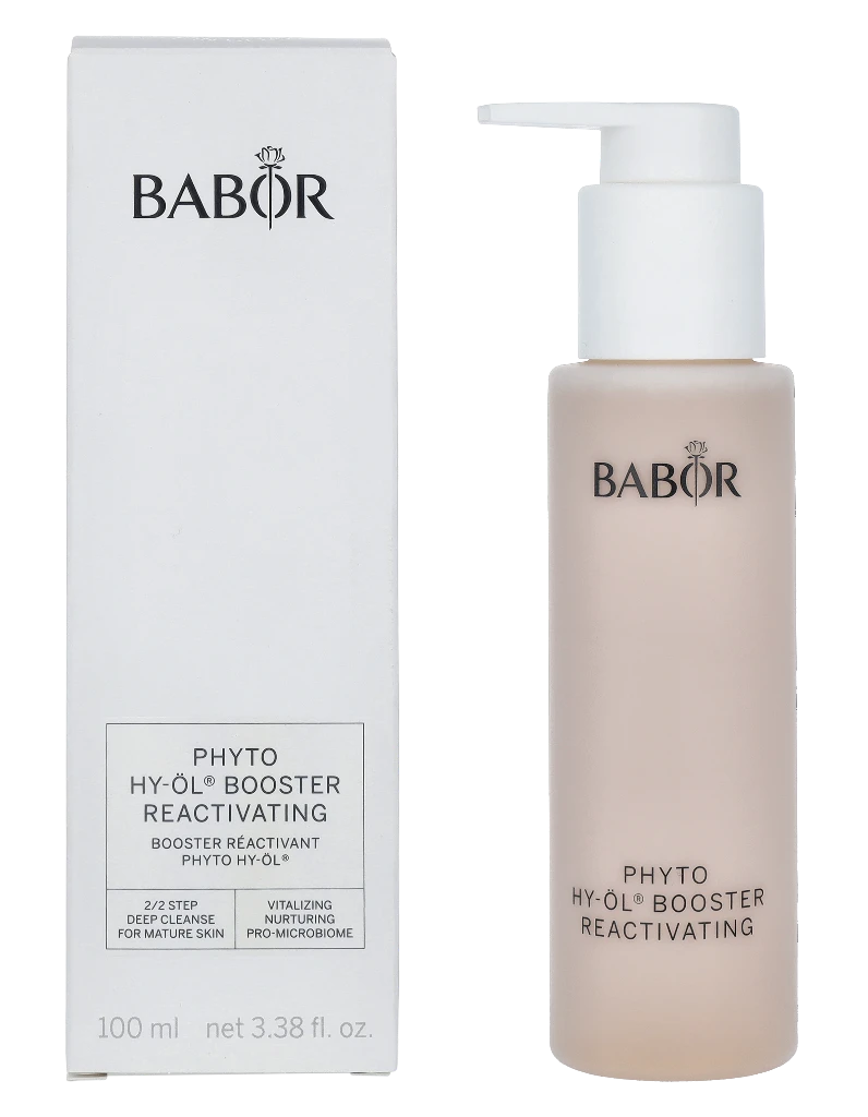 Babor Cleansing Phyto Hy-Oil Booster Reactivating veido prausiklis brandžiai odai, 100 ml