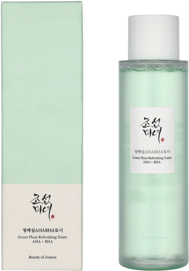 Beauty of Joseon Žalias Plum Refreshing Toneris AHA + BHA gaivinantis tonikas veidui, 150 ml