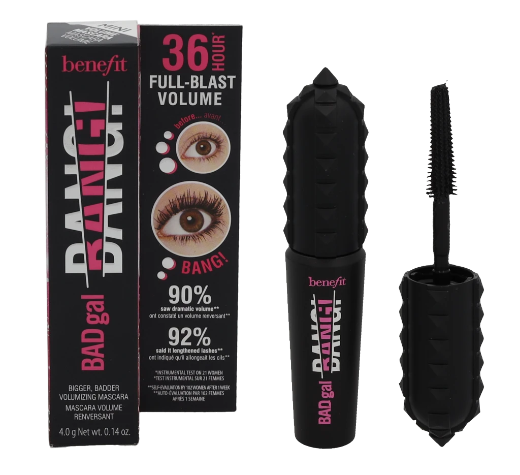 "Benefit Badgal Bang Volumizing Blakstienų tušas Mini" blakstienų tušas