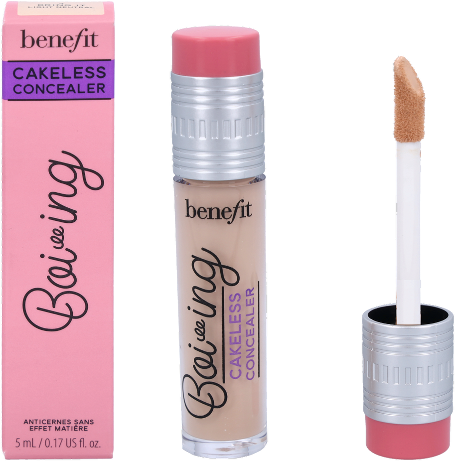 Benefit Boi-ing Cakeless Maskuoklis skystas maskuoklis, atspalvis: 3 Light Neutral, 5 ml