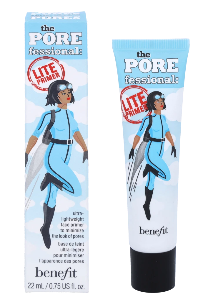 Benefit The Porefessional Lite Primer lengvos tekstūros makiažo bazė, 22 ml