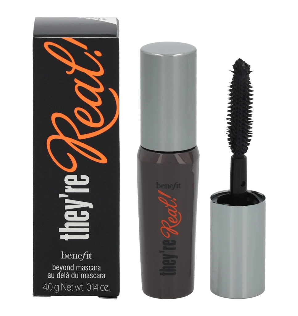 Benefit They´re Real! Lengthening Blakstienų tušas Travel Size ilginamasis blakstienų tušas, atspalvis Jet Juodas:, 4 g