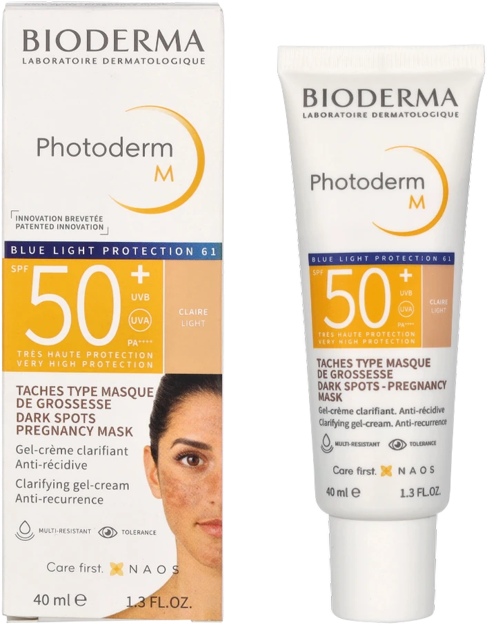 Apsauginis kremas nuo saulės su spalva Bioderma Photoderm SPF 50+, 40 ml