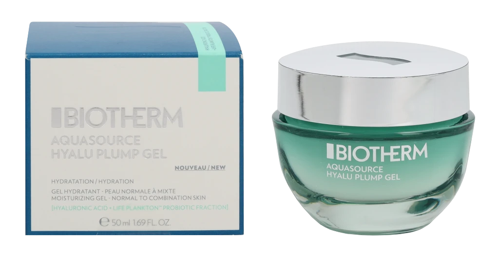 Biotherm Aquasource Hyalu Plump Gel drėkinamasis veido gelis, 50 ml