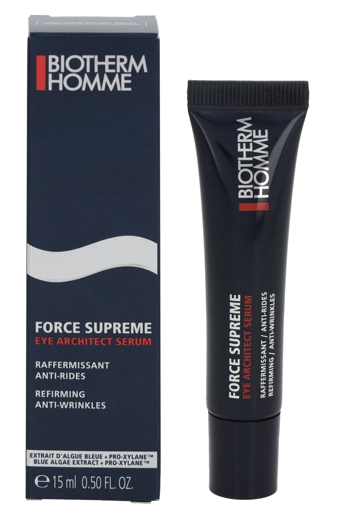 Biotherm Homme Force Supreme Liquid Eyes paakių serumas vyrams, 15 ml