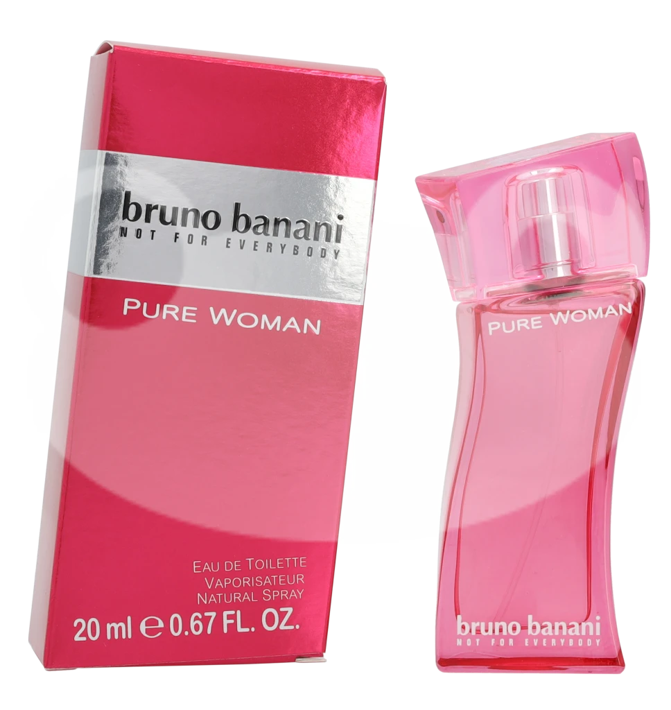 Bruno Banani Pure Woman EDT tualetinis vanduo moterims, 20 ml