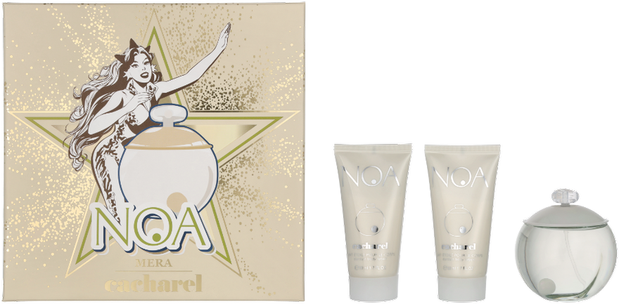 Cacharel Noa rinkinys moterims (kvepalai EDT, 100 ml + kūno losjonas 2 x 50 ml)