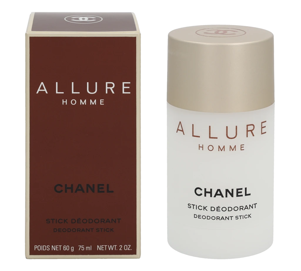 Chanel Allure Homme Dezodorantas Stick pieštukinis dezodorantas vyrams, 75 ml