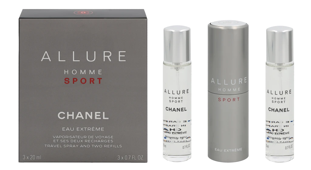 Chanel Allure Homme Sport Eau Extreme rinkinys vyrams, 60 ml