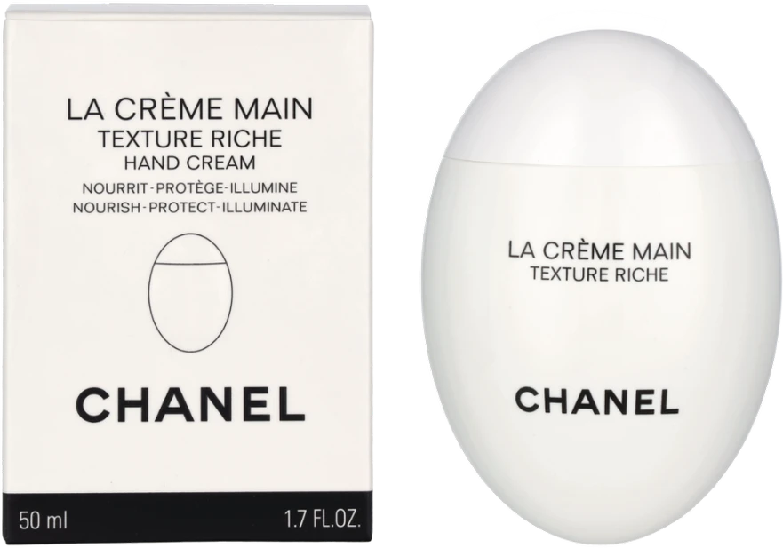 Chanel La Creme Main Texture Riche Hand Kreminis maitinantis, apsaugantis ir šviesinantis rankų kremas, 50 ml