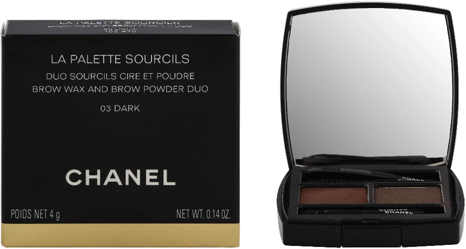 "Chanel La Palette Sourcils" antakių pudra Duo #03 tamsi, 4 g