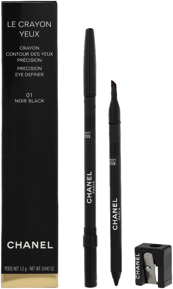 Chanel Le Crayon Yeux Precision Eye Definer #01 Noir Juodas, 1,2 g