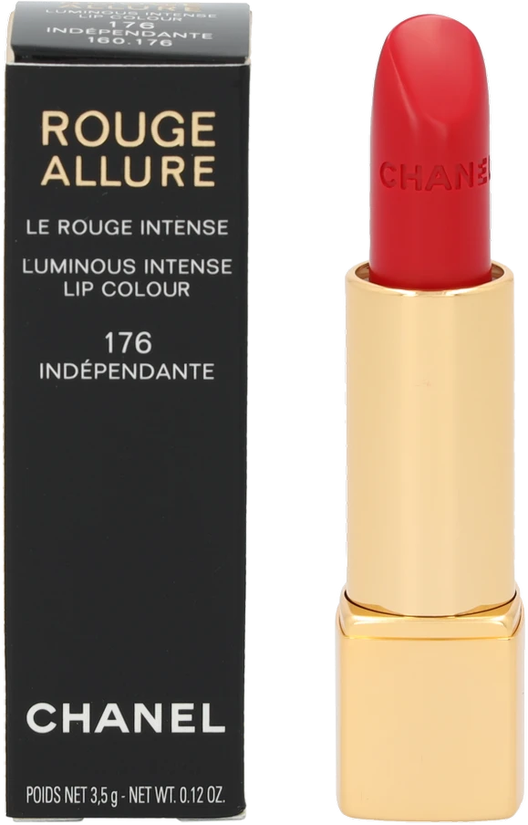Chanel Rouge Allure Luminous Intense Lip Colour lūpų dažai, atspalvis: 176 Indépendante, 3.5 g