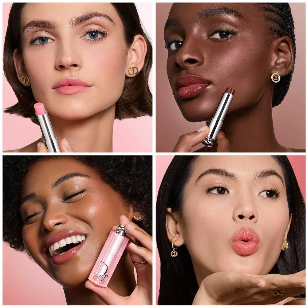 Drėkinamasis lūpų spalvą paryškinantis balzamas Dior Addict Lip Glow Balm, atspalvis: 038 Soft Nude, 3,2 g