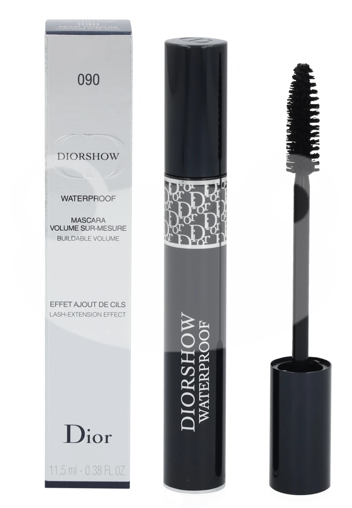 Diorshow Atsparus vandeniui Blakstienų tušas 090 Jet Juodas 11,, 5 ml