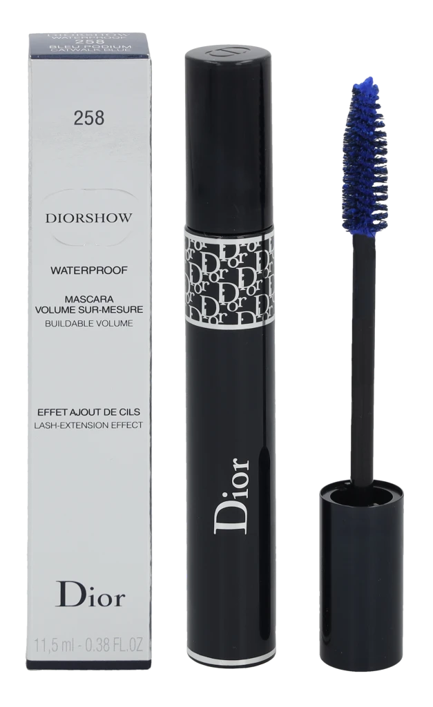 Diorshow Atsparus vandeniui Blakstienų tušas 258 Azure Mėlyna 11,, 5 ml