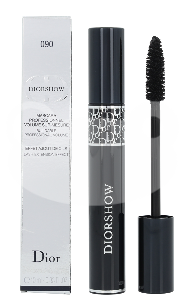 Christian Dior Versatile mascara makeup artists Diorshow Blakstienų tušas (Volume buildable), 10 ml, 090 Pro Juodas