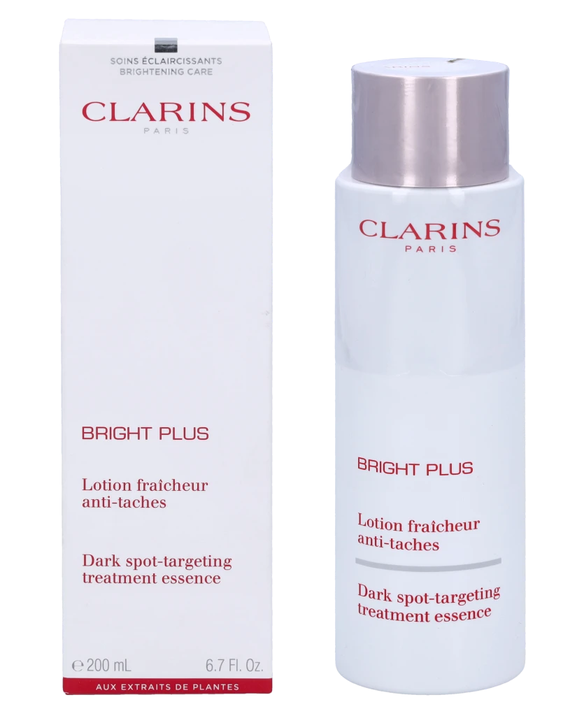 Clarins Bright Plus į tamsias dėmes nukreipta gydomoji esencija