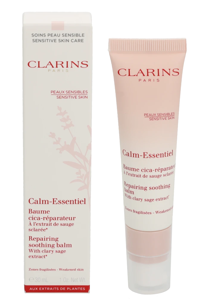 Clarins Calm-Essentiel atstatomasis raminamasis balzamas dieninis kreminis moterims, 30 ml