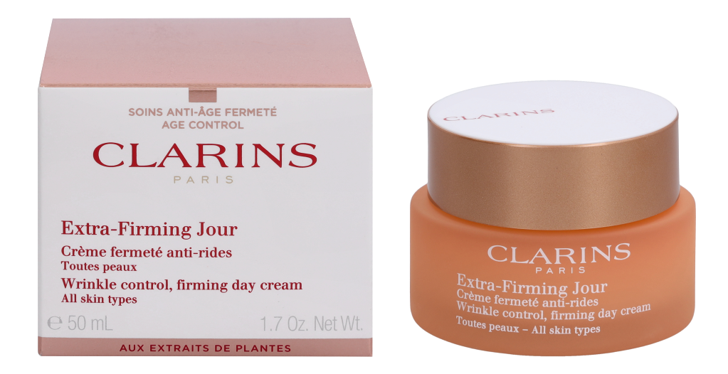 Clarins "Extra" (ypač stangrinamasis dieninis kremas) 50 ml (ypač stangrinamasis dieninis kremas)