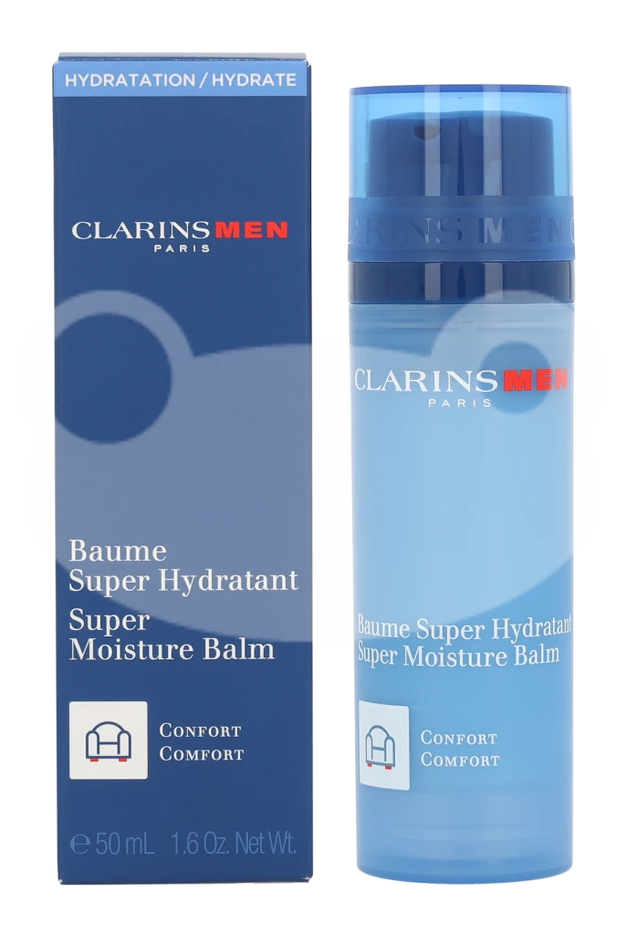 Clarins Men Super Moisture Balm Day Kreminis vyrams, 50 ml