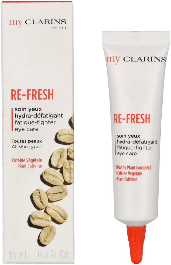 Clarins My Clarins Re-Fresh Fatique-Fighter Eye Care nuovargio požymius mažinantis gelis paakiams, 15 ml