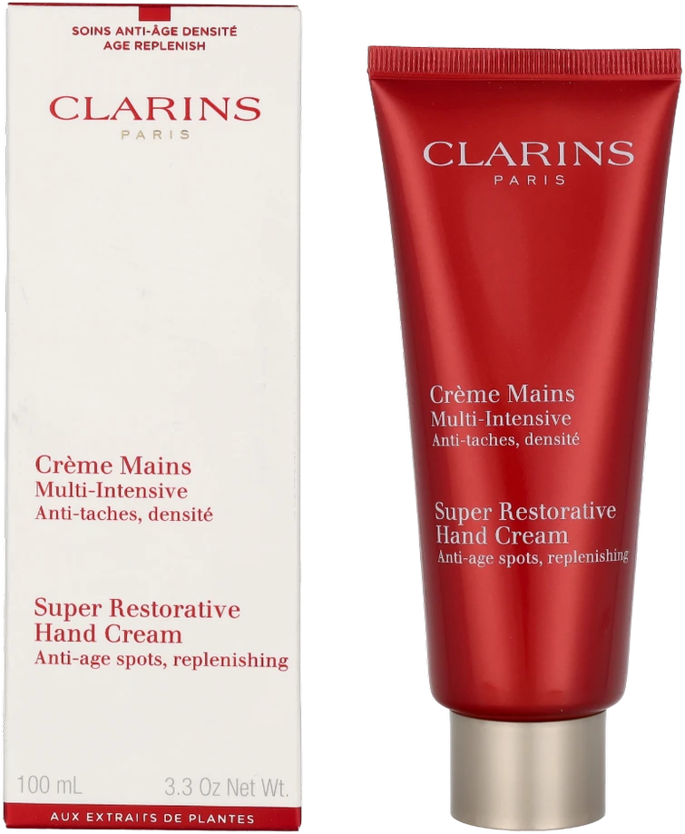 Clarins Intensyvus rankų ir nagų kremas "Super Restorative" (senėjimą stabdantis rankų kremas) 100 ml