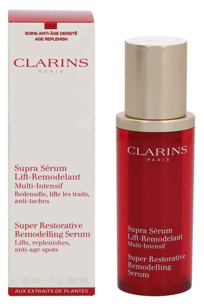 Clarins Senėjimą stabdantis atkuriamasis serumas "Super Restorative Serum" (atkuriamasis serumas) 30 ml