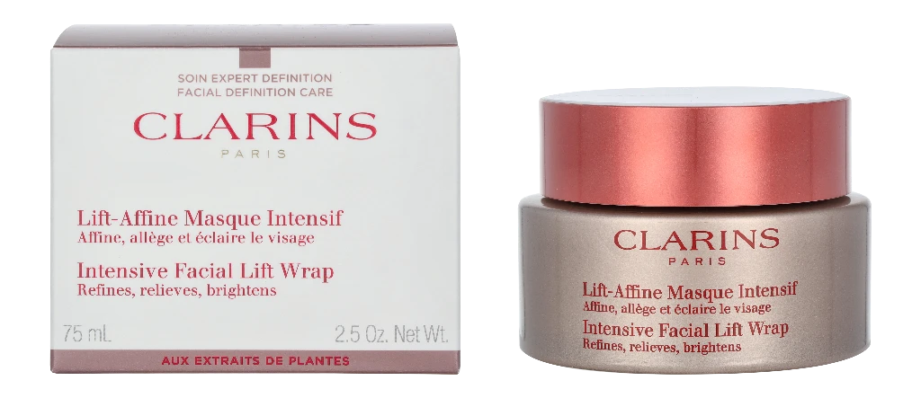 Clarins V-Facial Intensive Wrap veido kaukė moterims, 75 ml